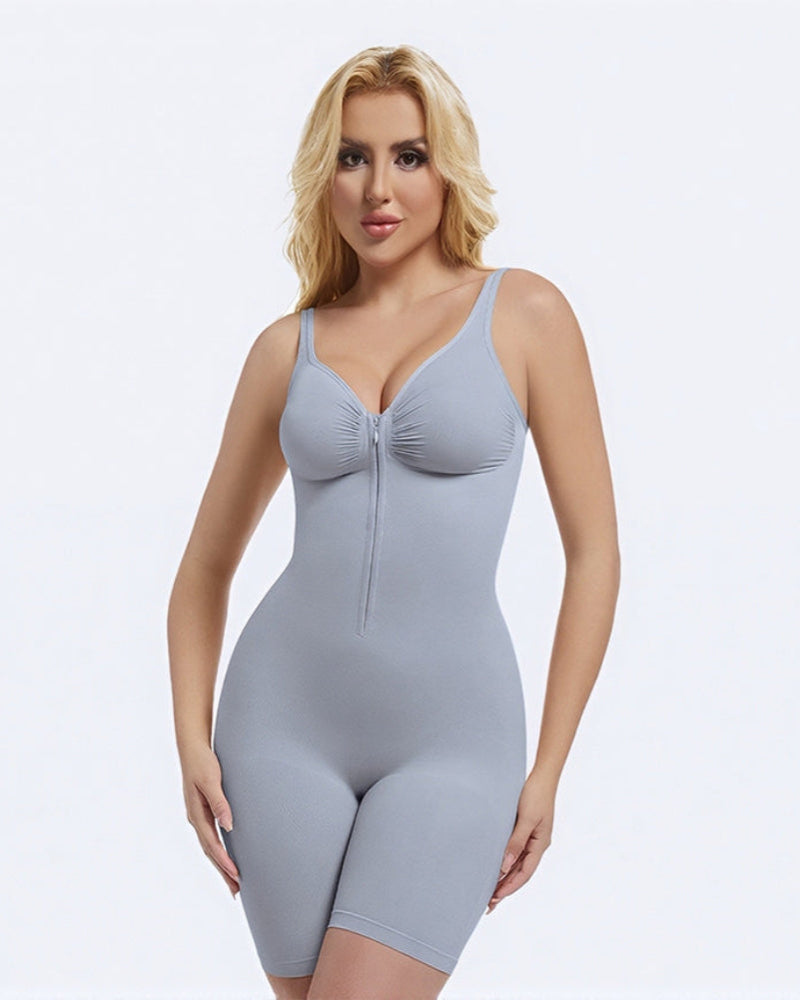 Women's Tummy Control Zip Bodysuit