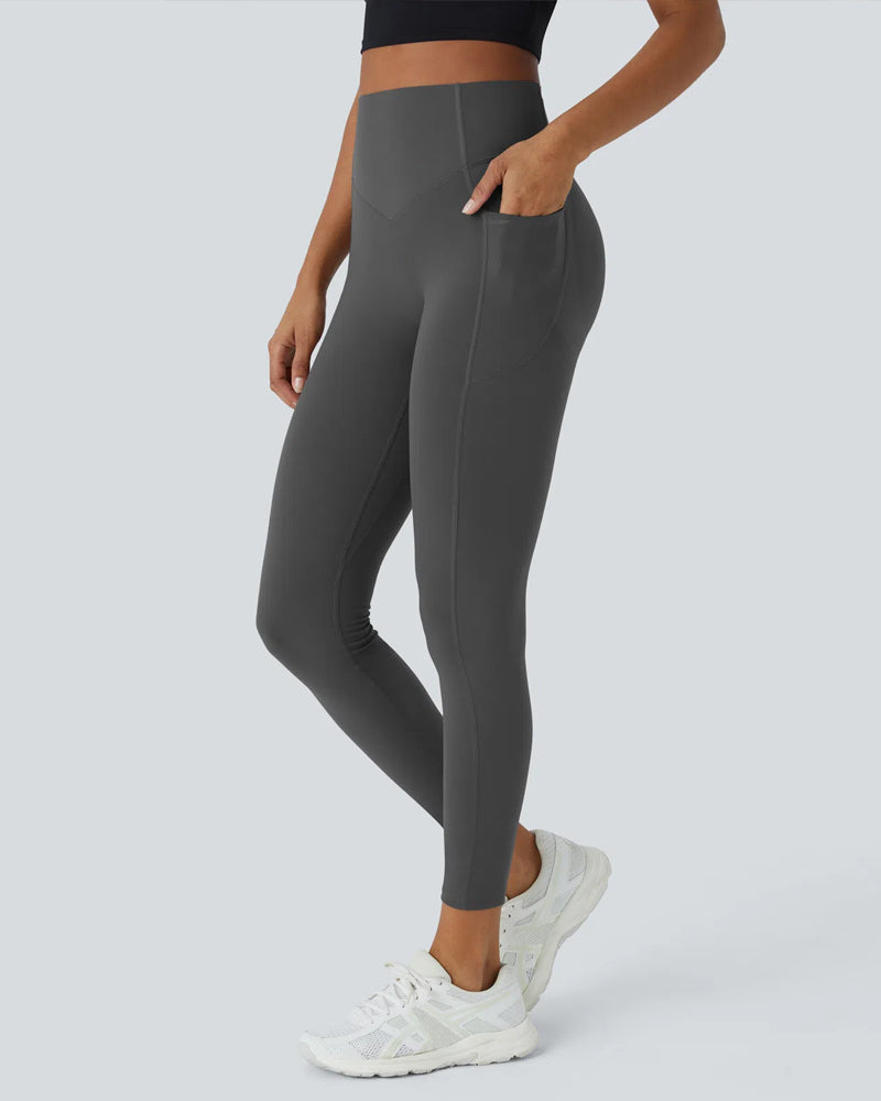 🔥Flash Sale🔥 High Waisted Butt Lifting Tummy Control Side Pocket Shaping Training Leggings