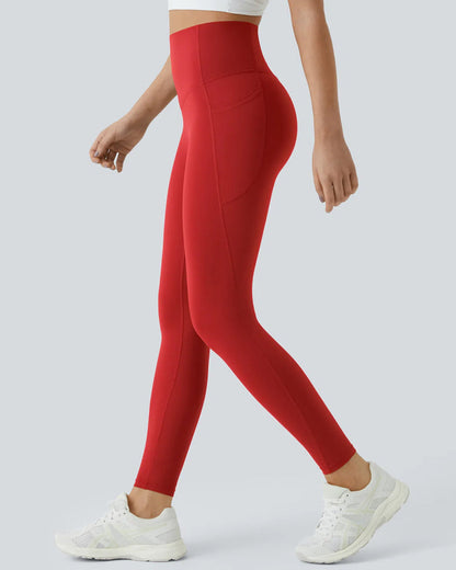 Curvyify High Waisted Butt Lifting Tummy Control Side Pocket Shaping Leggings (Buy 1 Get 1 Free)