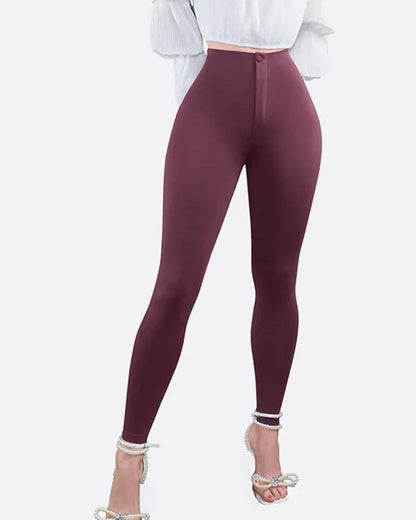 Elasticity Tummy Control High Waist Shaping Butt Lifting Slimming Leggings