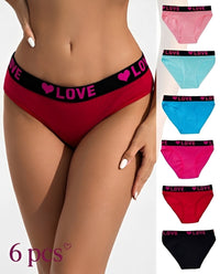 6 Pack- Multicolor