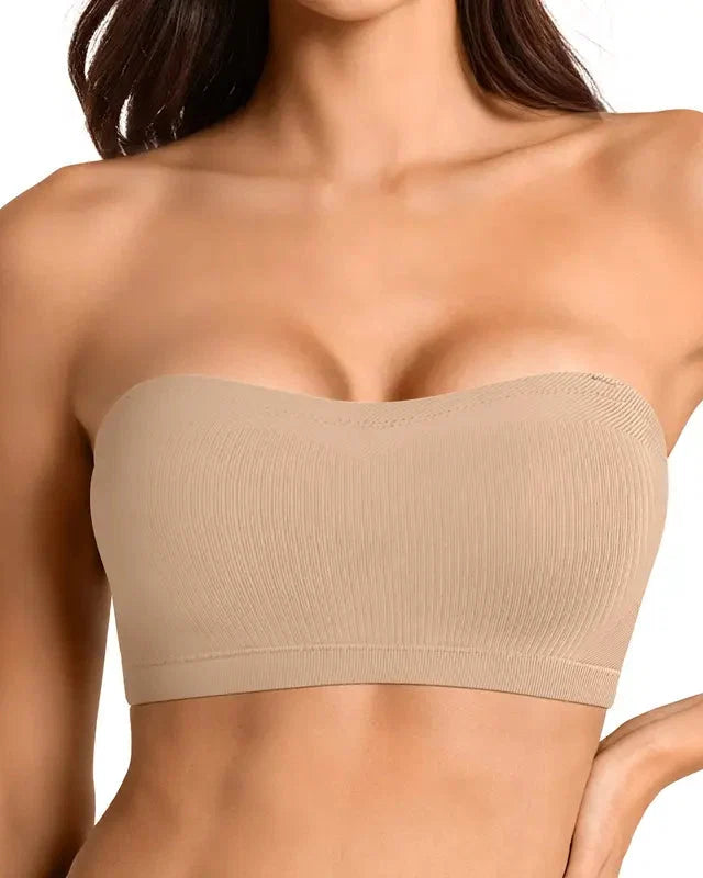 Multiway Wireless Bandeau Bra – Stay Put Comfort Plus Size
