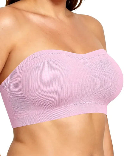 Multiway Wireless Bandeau Bra – Stay Put Comfort Plus Size