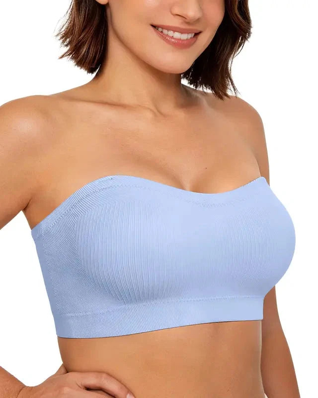 Multiway Wireless Bandeau Bra – Stay Put Comfort Plus Size