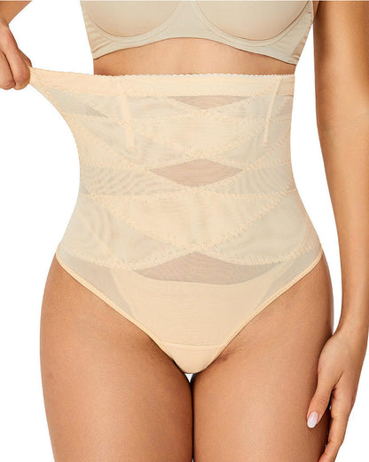 Cross High Waist Shaping Briefs